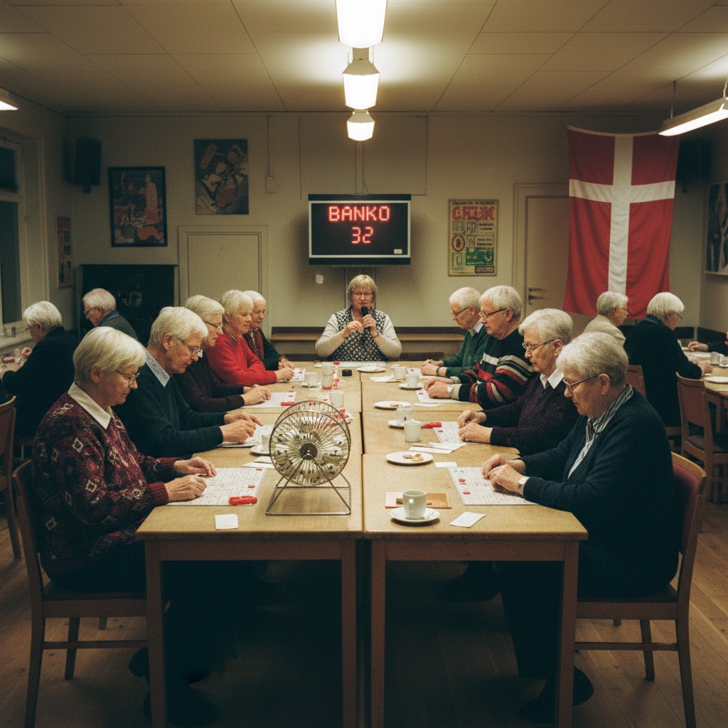 Traditionel dansk banko-aften