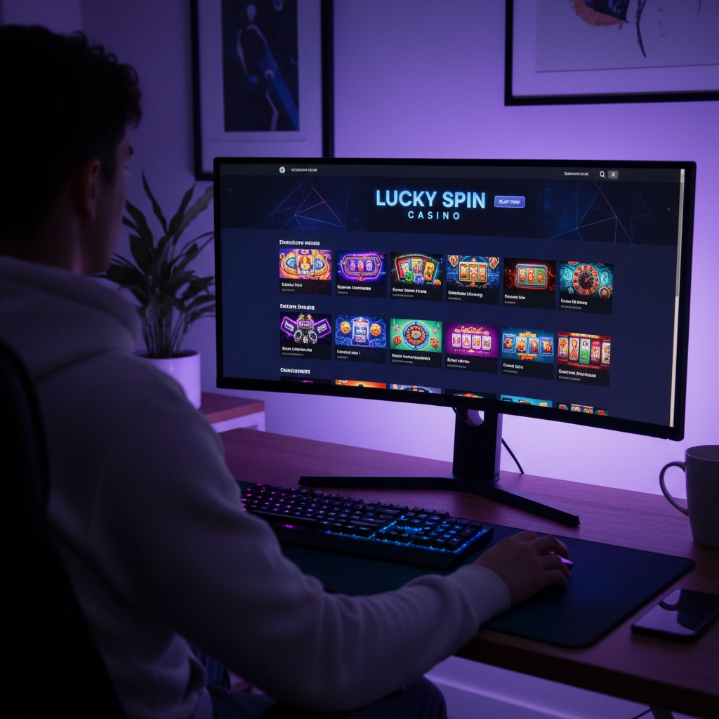 Nyt casino lobby-interface